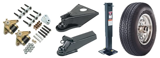 Trailer replacement parts in stock